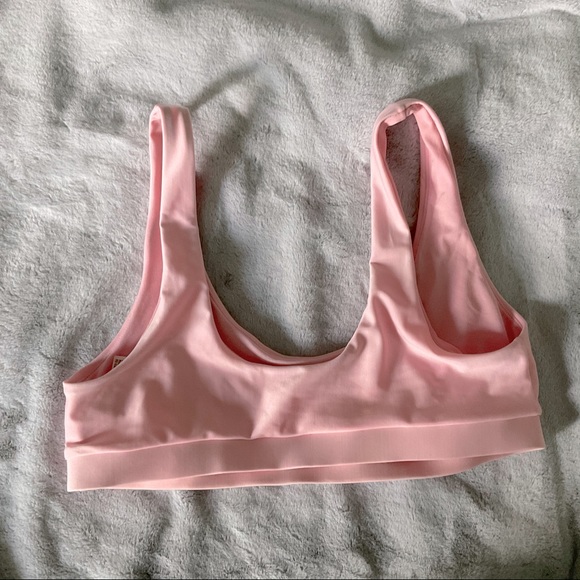 NWOT Forever 21 Light Pink Bathing Suit Top - Picture 2 of 3